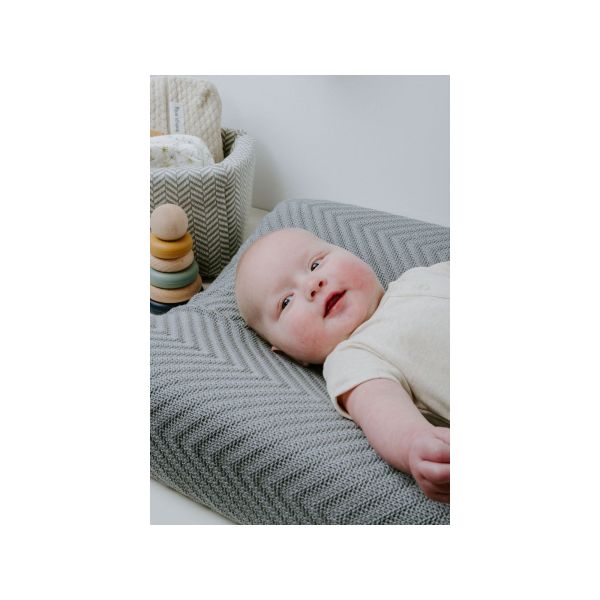 Baby's Only Aankleedkussenhoes Grace Nordic Blue 45 x 70 cm Baby's Only Aankleedkussenhoes Grace Nordic Blue 45 x 70 cm