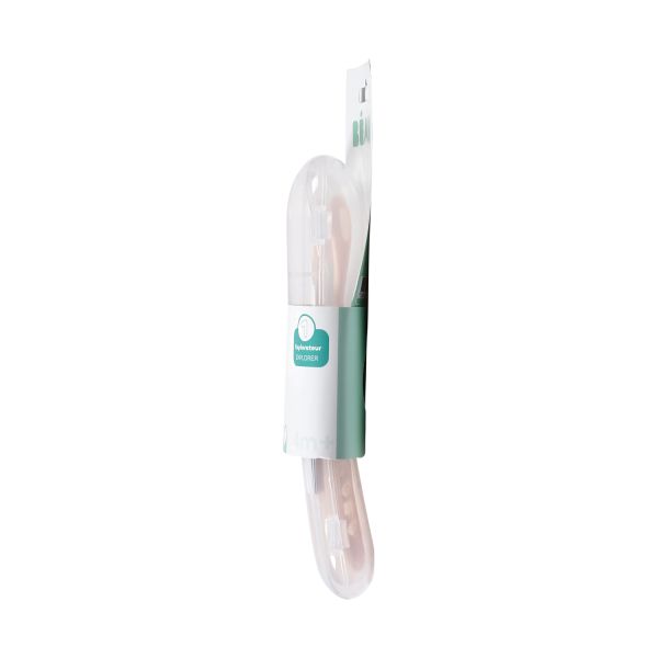 Beaba Siliconen Lepelset 1ste Leeftijd met Reisetui - Duo Cotton Candy / Marshmallow Beaba Siliconen Lepelset 1ste Leeftijd met Reisetui - Duo Cotton Candy / Marshmallow