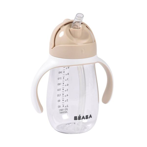 Beaba Drinkbeker Met Rietje - 300 ml - Clay Beaba Drinkbeker Met Rietje - 300 ml - Clay