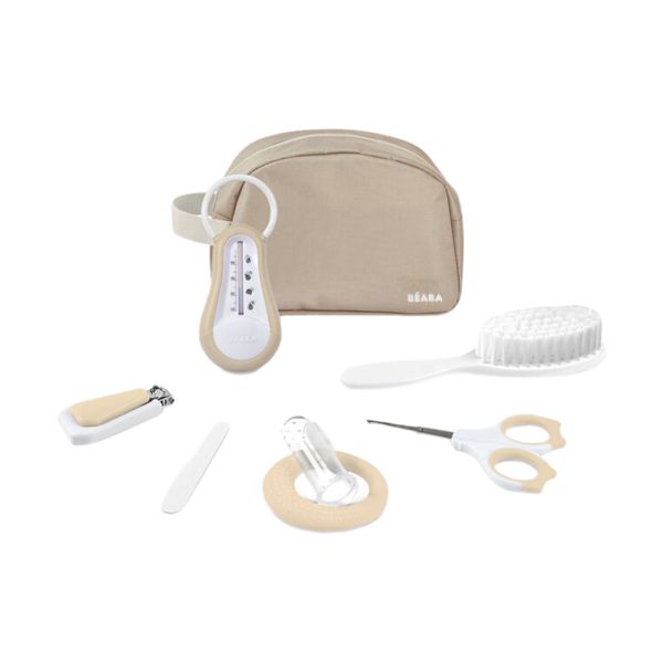 Beaba Verzorgingsset - 7 Accessoires - Clay Beaba Verzorgingsset - 7 Accessoires - Clay