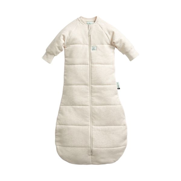 Ergopouch Slaapzak Met Mouwen Jersey - 3-12 Mnd - 2.5 TOG - Oatmeal Marle 