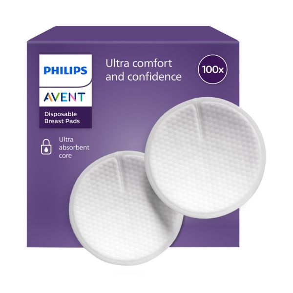 Philips Avent Wegwerp Borstkompressen – 100 Stuks Philips Avent Wegwerp Borstkompressen – 100 Stuks