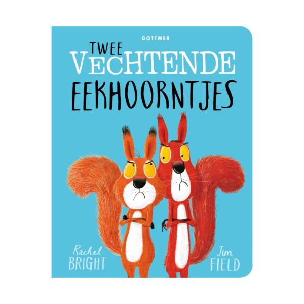 Gottmer Kartonboek - Twee vechtende eekhoorntjes Gottmer Kartonboek - Twee vechtende eekhoorntjes