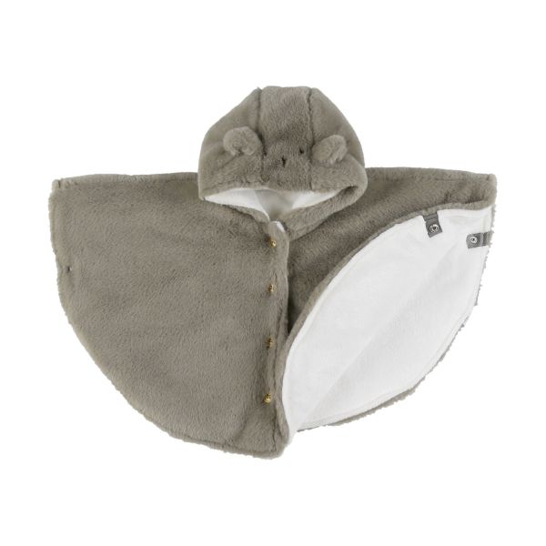 Noukie's M&M25 Poncho Imitatiebont - 6 - 12 Mnd - Kaki Noukie's M&M25 Poncho Imitatiebont - 6 - 12 Mnd - Kaki