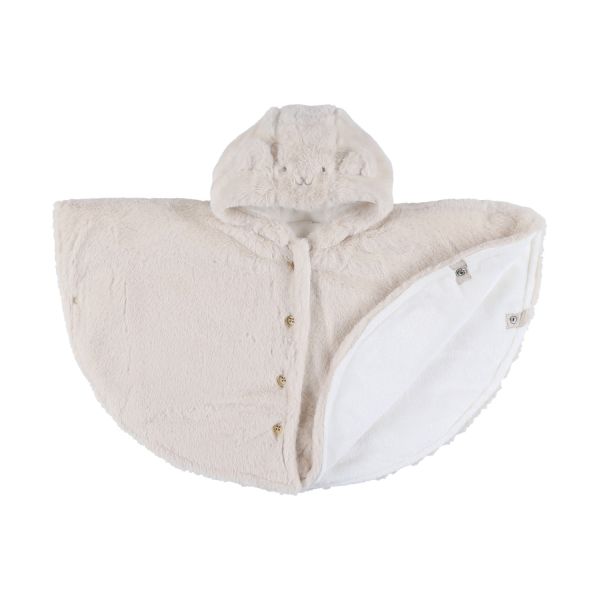 Noukie's M&M25 Poncho Imitatiebont - 6 - 12 Mnd - Beige 