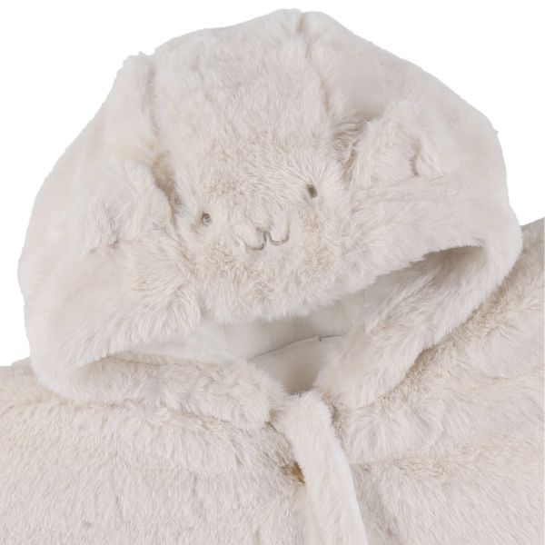 Noukie's M&M25 Poncho Imitatiebont - 6 - 12 Mnd - Beige 