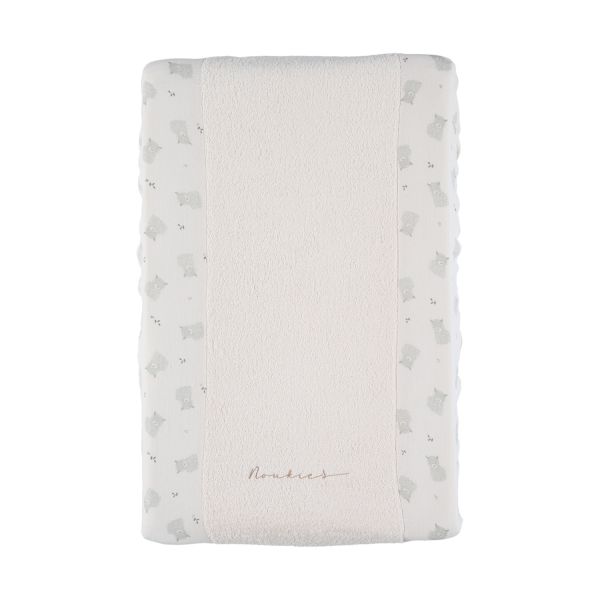 Noukie's F&O Aankleedkussen Hoes - Badstof - 45 x 67 cm - Wit Noukie's F&O Aankleedkussen Hoes - Badstof - 45 x 67 cm - Wit