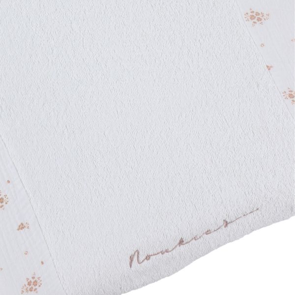 Noukie's Aankleedkussenhoes - Vintage Flowers - 45 x 67 cm - Wit