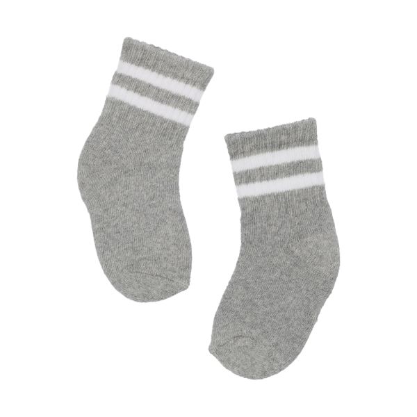 BD Collection Sportsokjes - 3 Stuks - 0-6mnd - Multi Grey BD Collection Sportsokjes - 3 Stuks - 0-6mnd - Multi Grey
