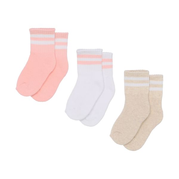 BD Collection Sportsokjes - 3 Stuks - 0-6mnd - Multi Pink BD Collection Sportsokjes - 3 Stuks - 0-6mnd - Multi Pink