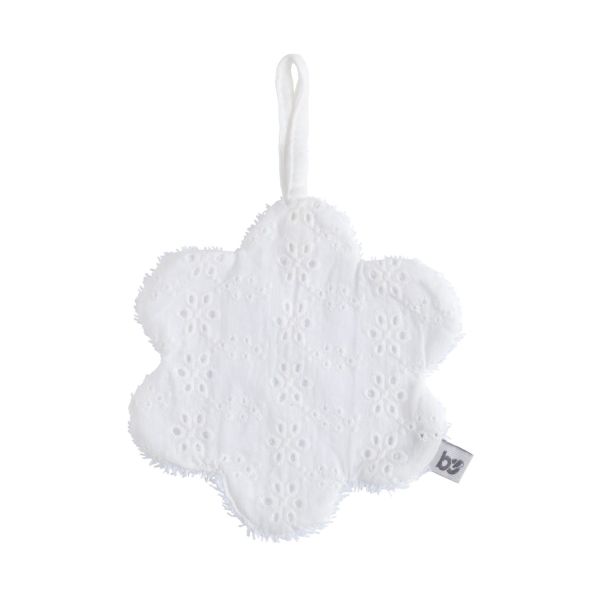 Baby's Only Speendoekje Bloem Calm Wit Baby's Only Speendoekje Bloem Calm Wit