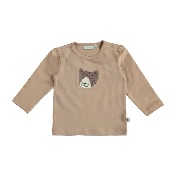 Babylook Cheetah T-Shirt - Maat 50 - Warm Taupe Babylook Cheetah T-Shirt - Maat 50 - Warm Taupe