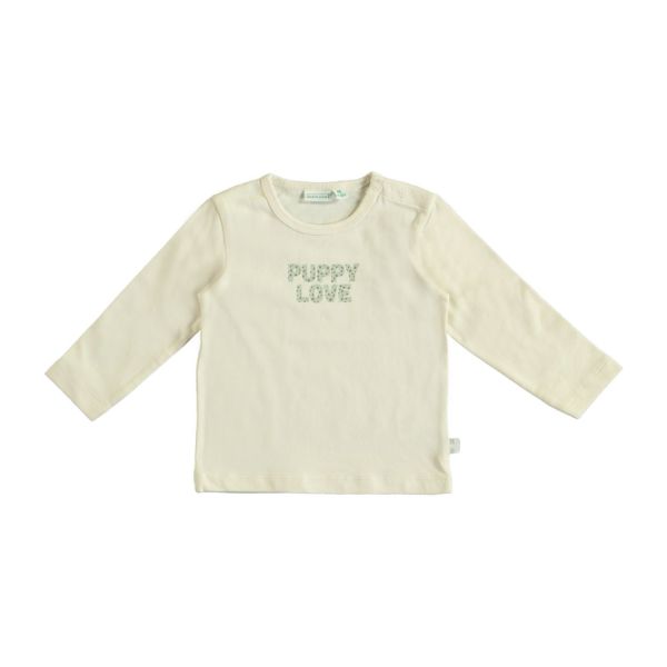 Babylook Puppy Love T-Shirt - Mt. 50 - Buttercream Babylook Puppy Love T-Shirt - Mt. 50 - Buttercream