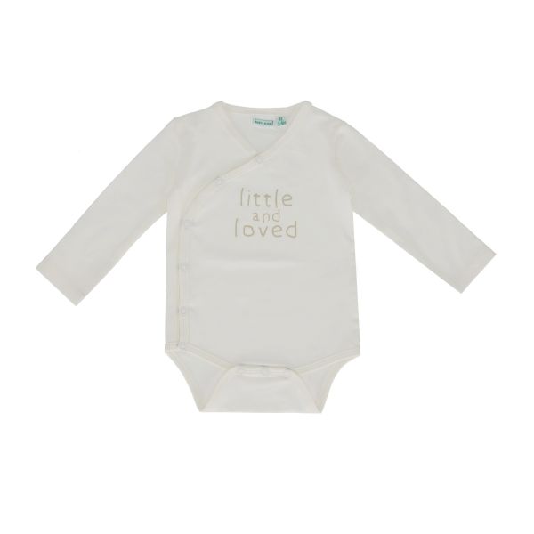 Babylook Swan Romper Overslag - Maat 56 - Snow White Babylook Swan Romper Overslag - Maat 56 - Snow White