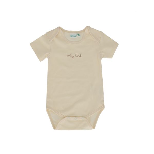 Babylook Romper Korte Mouw - Maat 50 - Buttercream Babylook Romper Korte Mouw - Maat 50 - Buttercream