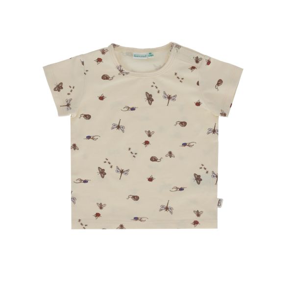 Babylook Bugs T-Shirt Korte Mouw - Maat 56 - Buttercream Babylook Bugs T-Shirt Korte Mouw - Maat 56 - Buttercream