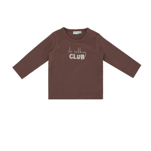 Babylook T-Shirt Do Nothing - Maat 50 - Deep Taupe Babylook T-Shirt Do Nothing - Maat 50 - Deep Taupe