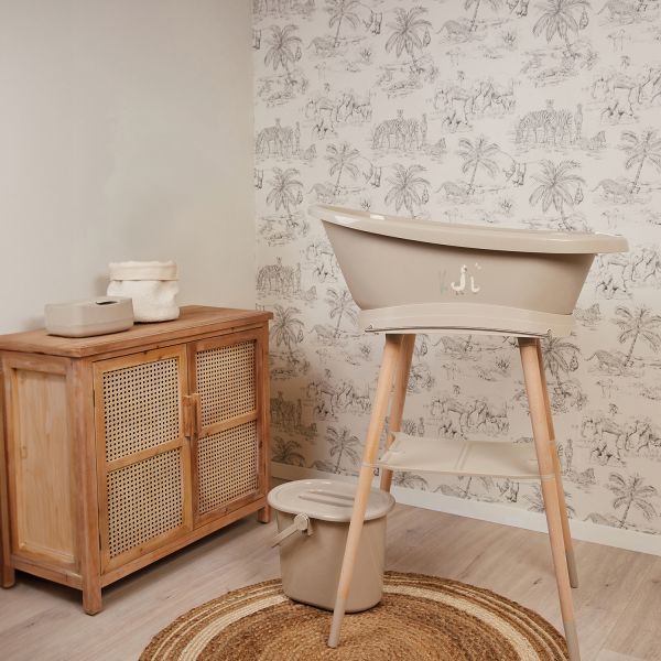 Bébé-Jou Sense Edition Babybad Met Print - Soft Spring Bébé-Jou Sense Edition Babybad Met Print - Soft Spring