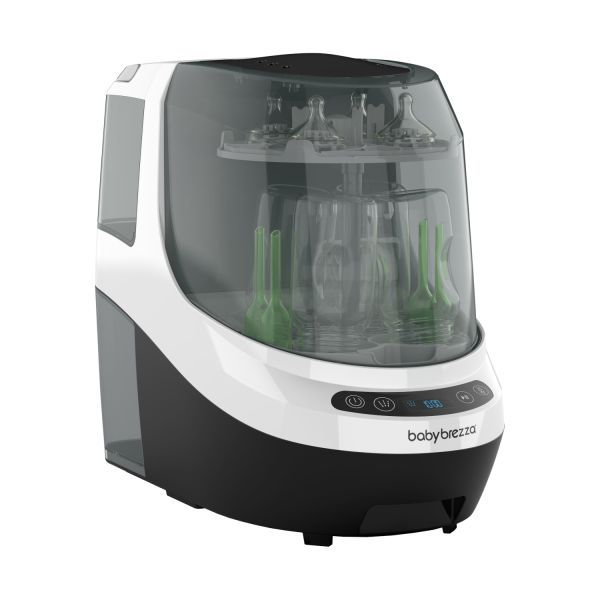 Baby Brezza One Step Food Maker Deluxe & Bottle Washer Pro - Black/White Baby Brezza One Step Food Maker Deluxe & Bottle Washer Pro - Black/White