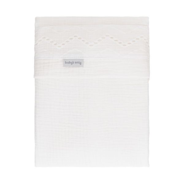 Baby's Only Wieglaken Broderie Calm Wit 80 x 100 cm
Baby's Only Wieglaken Broderie Calm Wit 80 x 100 cm