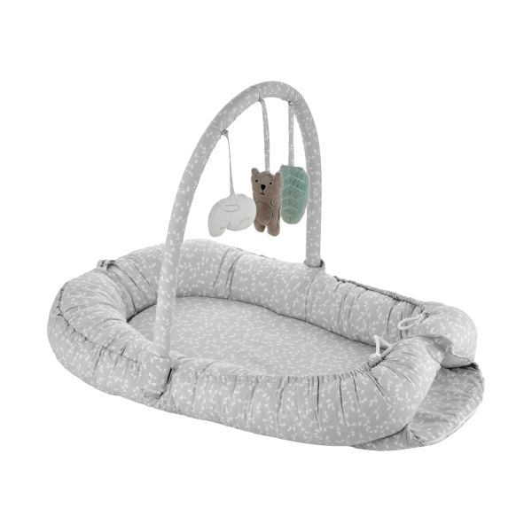 Babyjem Babynest met Speeltjes Grijs Babyjem Babynest met Speeltjes Grijs
