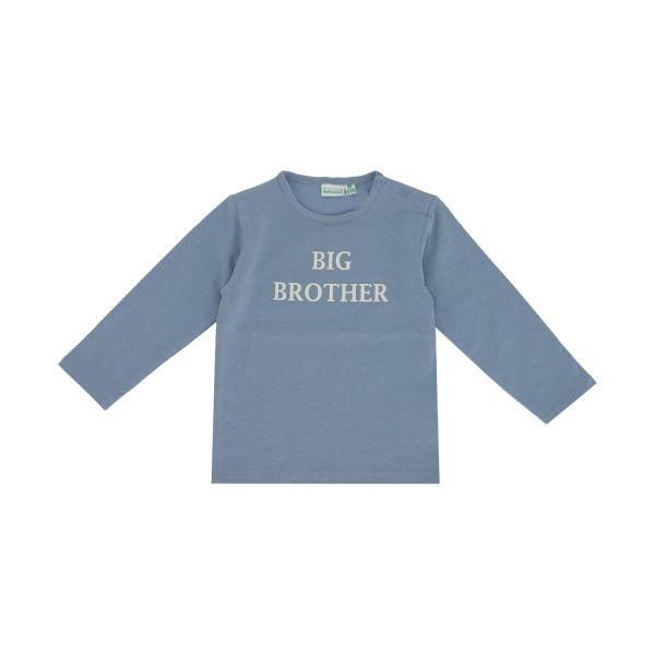 Babylook T-Shirt Lange Mouw Brother - Maat 86 - Ashley Blue