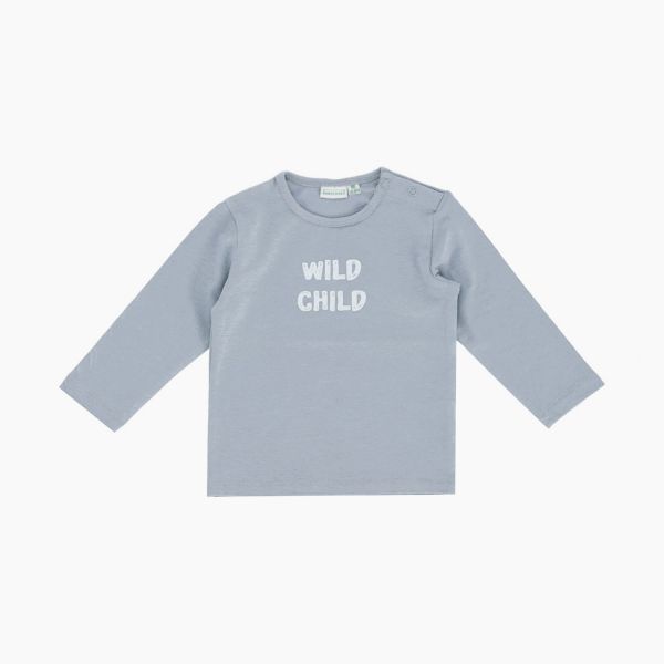 Babylook T-Shirt Lange Mouw Wild - Maat 56 - Ashley Blue Babylook T-Shirt Lange Mouw Wild - Maat 56 - Ashley Blue