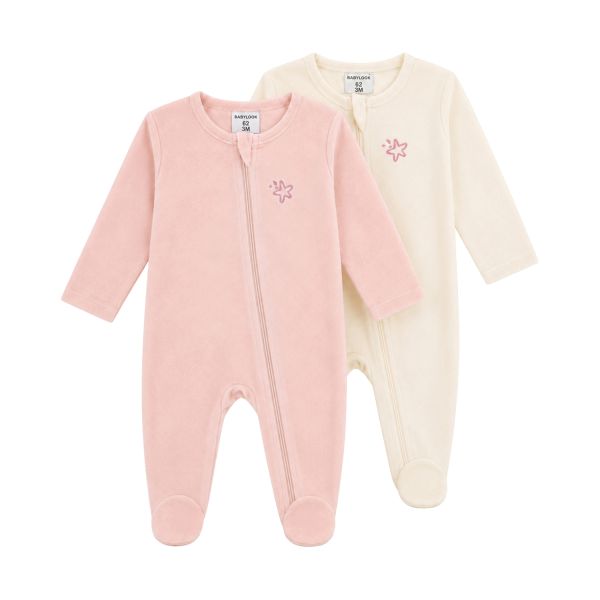 Babylook Velours Boxpak - 2 Stuks - Maat 44 - Crystal Pink Babylook Velours Boxpak - 2 Stuks - Maat 44 - Crystal Pink