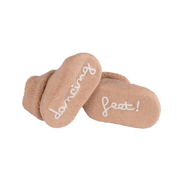 BamBam Sokjes Dancing Feet Beige BamBam Sokjes Dancing Feet Beige