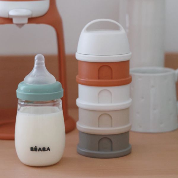Beaba Doseerdoos - White / Terracotta Beaba Doseerdoos - White / Terracotta