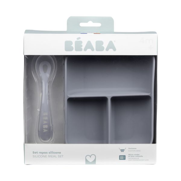 Beaba Siliconen Eetset - Kiezel