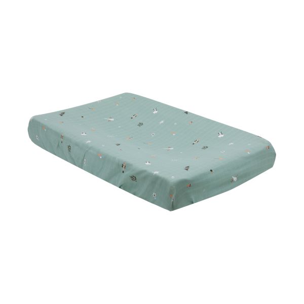 Bébé-Jou Aankleedkussenhoes Jersey Ocean Vibes Bébé-Jou Aankleedkussenhoes Jersey Ocean Vibes