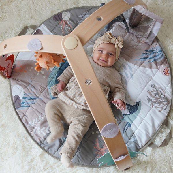 Bo jungle Wooden Play Gym - Ocean Bliss Bo jungle Wooden Play Gym - Ocean Bliss