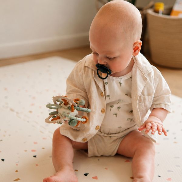 Bo Jungle Siliconen Twist & Rattle Bal