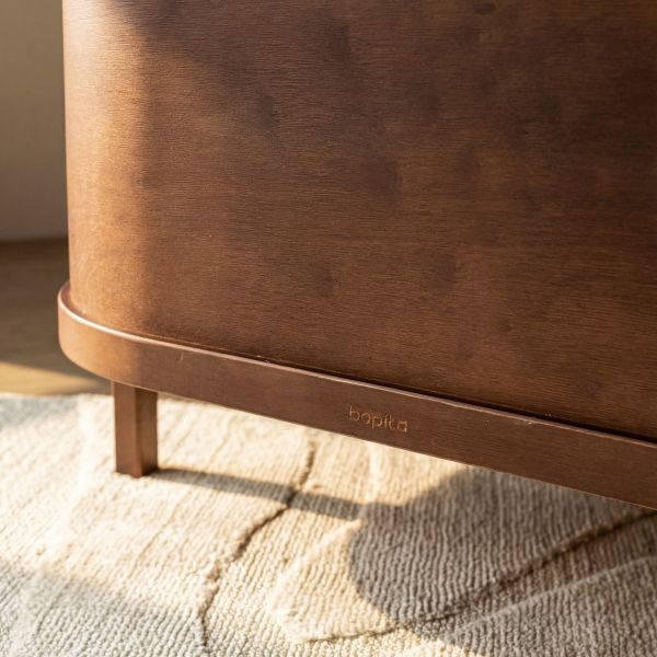 Bopita Heya Ledikant - 60 x 121 cm -  Walnoot