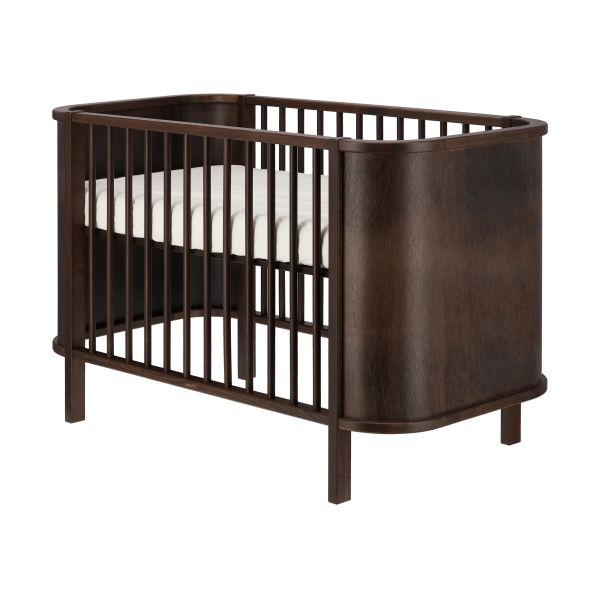 Bopita Milo Ledikant Gesloten - 60 x 121 cm - Dark Walnut