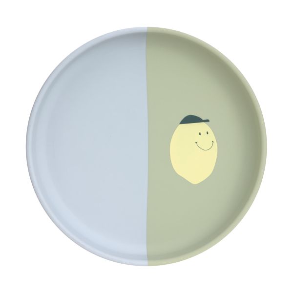 Lässig Happy Fruits Bord - Siliconen - Lemon