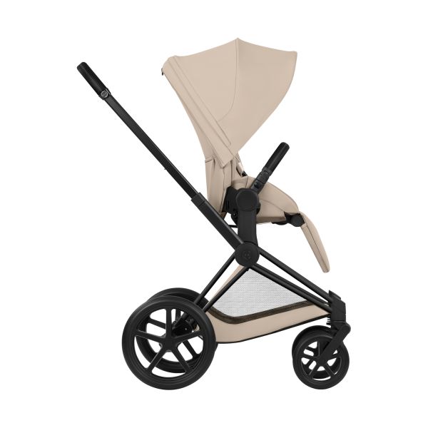Cybex Priam 5 Style 2-in-1 Kinderwagen Matt Black - Cozy Beige Cybex Priam 5 Style 2-in-1 Kinderwagen Matt Black - Cozy Beige