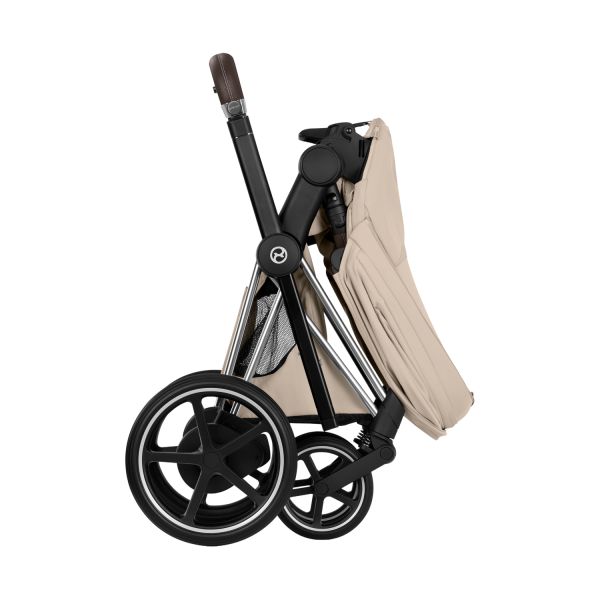 Cybex E-Priam 5 Style 2-in-1 Kinderwagen Chrome Brown - Cozy Beige Cybex E-Priam 5 Style 2-in-1 Kinderwagen Chrome Brown - Cozy Beige