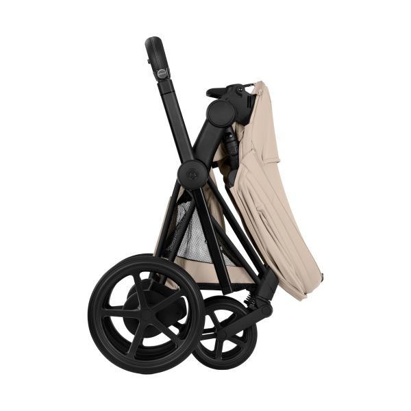 Cybex E-Priam 5 Comfort 2-in-1 Kinderwagen Matt Black - Cozy Beige Cybex E-Priam 5 Comfort 2-in-1 Kinderwagen Matt Black - Cozy Beige