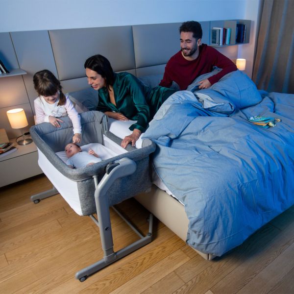 Chicco Co-sleeper Wieg - Next2Me Magic Evo - Dark Grey Chicco Co-sleeper Wieg - Next2Me Magic Evo - Dark Grey