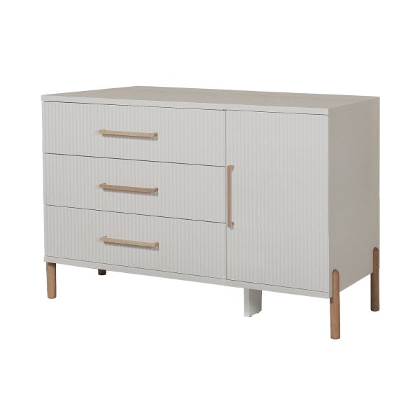 TWF Commode XL 3 Laden 1 Deur Curve TWF Commode XL 3 Laden 1 Deur Curve