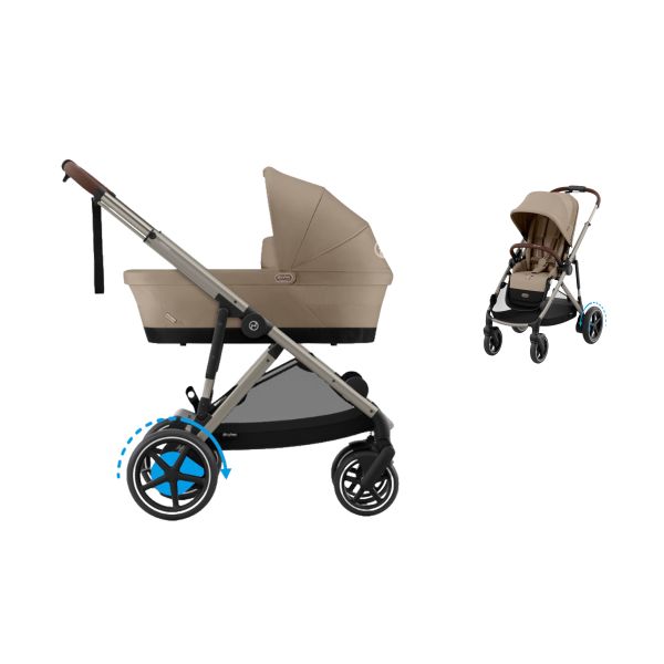 Cybex E-Gazelle S 2-in-1 Kinderwagen - Almond Beige