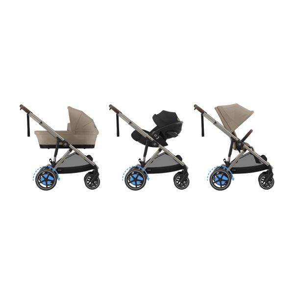 Cybex E-Gazelle S 2-in-1 Kinderwagen - Almond Beige