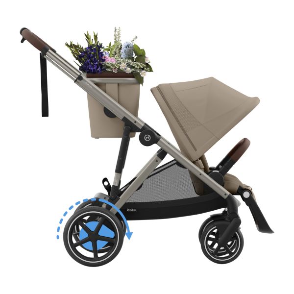 Cybex E-Gazelle S 3-in-1 Kinderwagen Set S - Almond Beige Cybex E-Gazelle S 3-in-1 Kinderwagen Set S - Almond Beige
