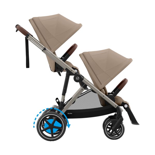 Cybex E-Gazelle S Kinderwagen - Almond Beige Cybex E-Gazelle S Kinderwagen - Almond Beige