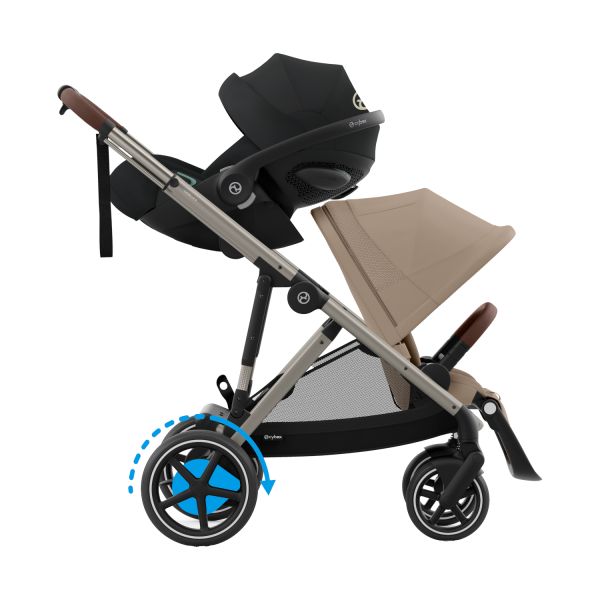 Cybex E-Gazelle S Kinderwagen - Almond Beige Cybex E-Gazelle S Kinderwagen - Almond Beige
