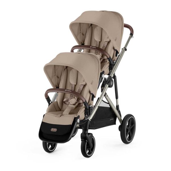 Cybex Gazelle S Tweelingwagen - Almond Beige