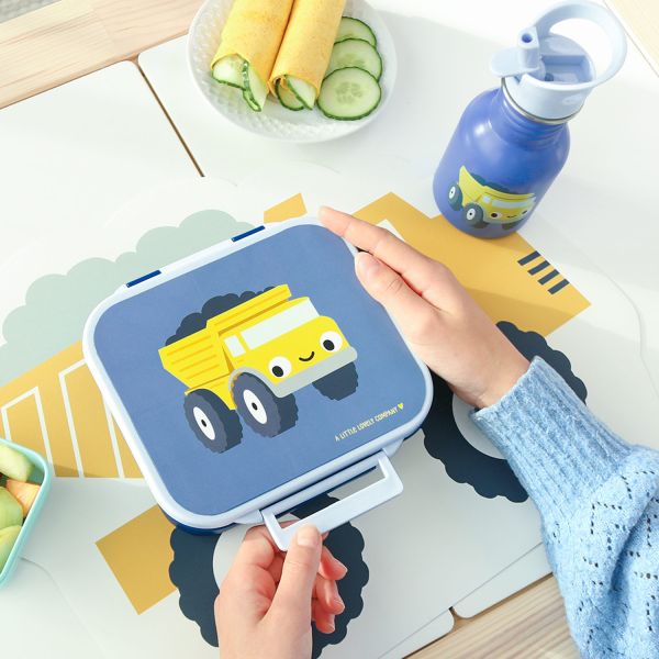 A Little Lovely Company Kleine RVS Drinkfles - Dump Truck A Little Lovely Company Kleine RVS Drinkfles - Dump Truck