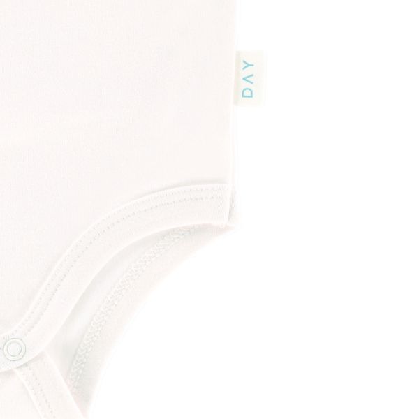 DAY Romper Lange Mouw - Off White - Mt. 50/56 DAY Romper Lange Mouw - Off White - Mt. 50/56